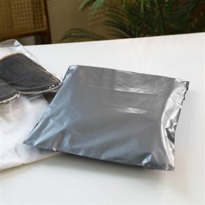 해피락 택배봉투 택배포장지 포장비닐 쇼핑몰 의류 접착 HDPE 은색 55x65+4cm 100장