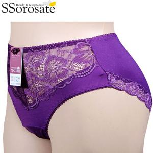 고급스러운 망사자가드 뒷레이스 맥시팬티-5색