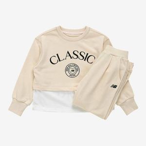 [뉴발란스]뉴발란스 키즈레이어드 크롭스웻 셋업 NK9YE3801G-39