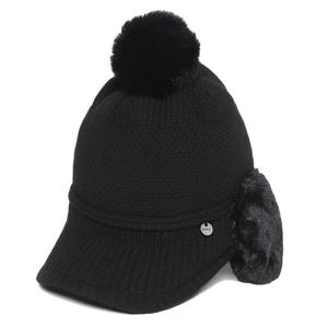 [와이드앵글]CO 일체형 귀달이 니트 캡 WWW24C08Z1