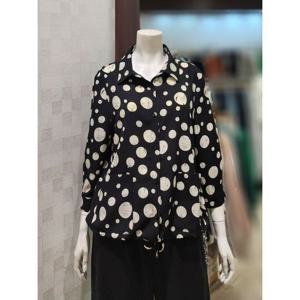 [벨라디터치]MARIOV3F2BL34 도트무늬 여름 블라우스