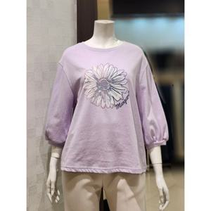 [벨라디터치]MARIOV3F2TS32 플라워 루즈핏 티셔츠