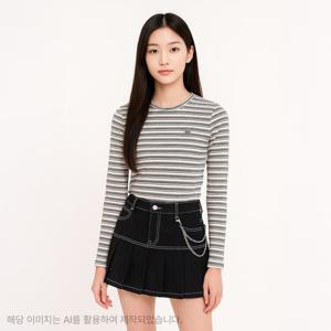 [더데이걸]데님 플리츠 스커트 TGWH25802