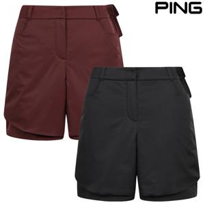 골프양말증정_PBS 여성 포켓 탈부착 패딩 반바지 121E3PS282