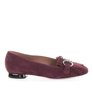 카사데이 버건디 스웨이드 태슬 모카신 로퍼 1D309A0101 C21803