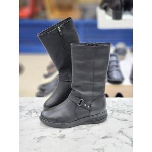 허시파피 세이브존05 여성 캐주얼정장컴포트룩 4cM통굽 하프부츠 FDL1P614