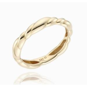 [로이드] 트위스트 이너니티 14K 골드 반지 LRS25021G