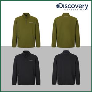 디스커버리 (DMZT31054) 남성 그리드 반집업 티셔츠