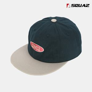 [스콰즈]스콰즈 패션모자 챙 넓은 배색 로고 캠프캡 모자 SEN422