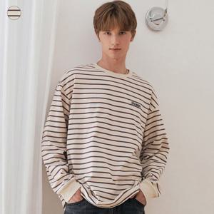 [게스] 남여공용_오버핏 스트라이프 티셔츠 (NP3K5450)