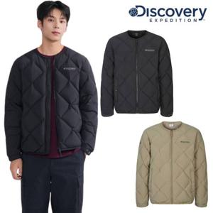 디스커버리 25FW 남성 디하스 U넥 튜브 다운 경량 패딩 자켓 DMDJ73056-JDGS