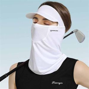 Golov 골프모자 쿨링 일체형 캡바라클라바 자외선차단 쿨링모자 골프웨어 여성골프모자 바라클라바