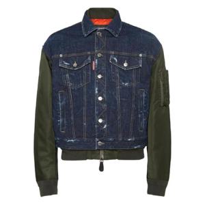 디스퀘어드2 파일럿 하이브리드 봄버 재킷 S71AN0611D30011470