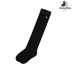 [블랙앤화이트] 여성 부클 포인트 니삭스 8015LXSC_BLACK