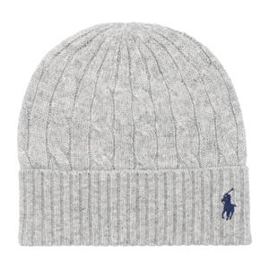 랄프로렌 울 캐시미어 케이블 니트 비니 455981442 002