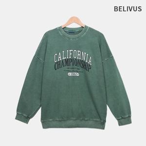 빌리버스 남성 긴팔 맨투맨 프린팅로고 면 루즈핏 쭈리 라운드 티셔츠 BPT091