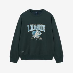 [휠라][FILA] LEAGUE 바시티 그래픽 맨투맨 (FS2POH1108X_DGY)