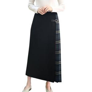 [비꼴리끄(여성)]울 비조 랩 스커트 B244WK1030