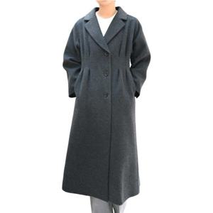 [비꼴리끄(여성)]캐시 울 허리 포인트 슬림 코트 B244WH3040