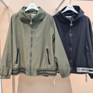 Drstijl HC34 가벼운느낌 옆선스트링조절 밑단시보리 반후드  가을점퍼 D2533jp05