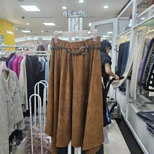 수스 DP01 스웨이드언발스커트 S254BSKA59