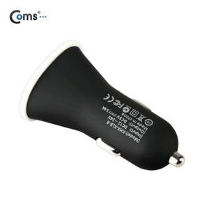 Coms 차량용 USB 전원 DC 시가잭(시거잭) USB 2P 2.1