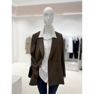 [숲]루즈핏 뒤트임 더블자켓  SB9JK363