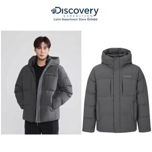 디스커버리 패딩 25FW 남성 레스터G 구스다운 숏패딩 DMDJ61056GRD GPDJ