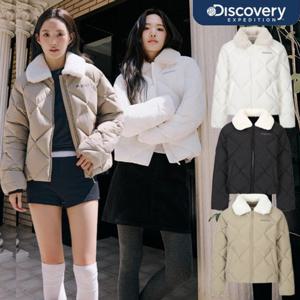 디스커버리 25FW 신상 겨울 여성 멜로즈 튜브 다운 경량패딩 다이아몬드튜브/탈부착에코퍼/무봉제/방풍/세미크롭/세미오버핏 DWDJ92056