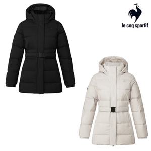 [르꼬끄] 여성 레귤러핏 중기장 구스 다운 자켓 QQ422ODJN1