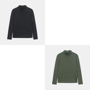 네파 [택가 79,000] 여성 골지 하이넥 티셔츠 - 7K65361