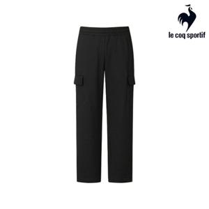 [르꼬끄] 남녀공용 윈터벤쳐 루즈핏 와플 기모 팬츠 QQ413EFPN1_BLK