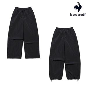 [르꼬끄] 여성 스트레치 우븐 기모 와이드핏 팬츠 QQ422OPTO1_BLK