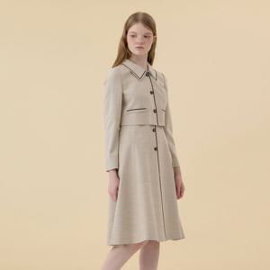 [케네스 레이디]라인포인트 자켓 레이어드 원피스 (EGOPOI98)