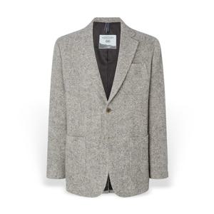 [헤지스] 남성 멜란지 소매패치 울 자켓 HZJA5D701I3