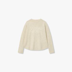 [보브]텍스처드 레터링 니트 풀오버 7124450106