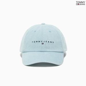 [타미진]공용 레터링 자수 벨크로 데님 볼캡 T32F7AHT07TWT1-B