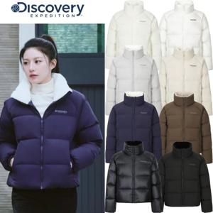 디스커버리  DWDJ93056 여성 올리브 글로우 다운 숏패딩