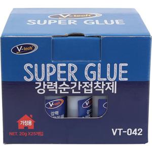 브이텍 순간글루 VT-042B 20g 25개