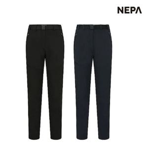 [네파] 여성 마운틴 하이브리드 반기모 슬림팬츠 7J61603
