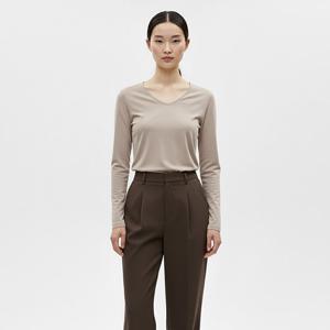 [샵앤][샵앤] 국산 여성 V넥 랍바워싱 면 티셔츠 DAI-WSH-20810-