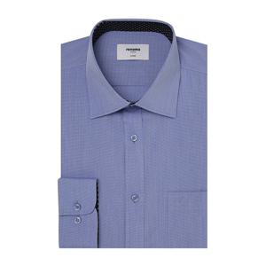 [레노마셔츠]일반핏/긴소매/모달 필라필 스판/카라.소매 안 배색