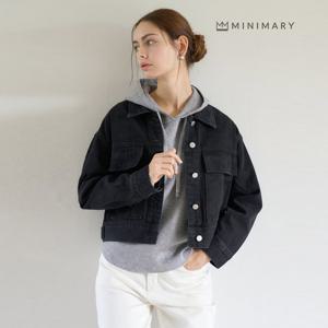 [미니마리] 빅포켓노멀데님자켓 (MMA3JK12)