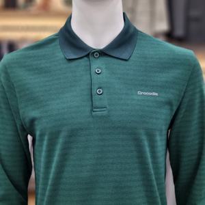 [크로커다일남성]고탄력 자가드 카라티셔츠 CDAABTP3793453_SH