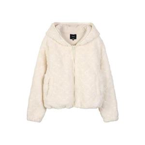 [랩]레이스 플라워 뽀글이 후드집업 AR4WZA61