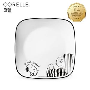 코렐 스누피앤찰리에디션 사각중접시 1P