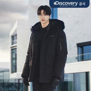 남성 밀포드 베르텍스 구스다운 미드패딩 (BLACK)  DMDJ8M056-BKS