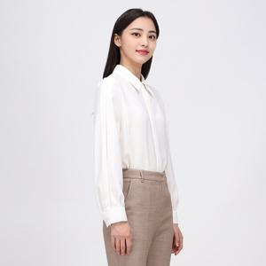 [케네스 레이디]로고 리본타이 셔츠 (ECSTOJ70)