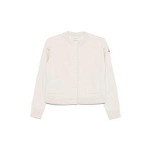 몽클레어 패치 로고 버튼 가디건 K209B00027M1241