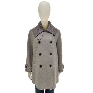 [숲]하프 더블 니트카라 탈착 핸드메이드 코트 SBAHC31